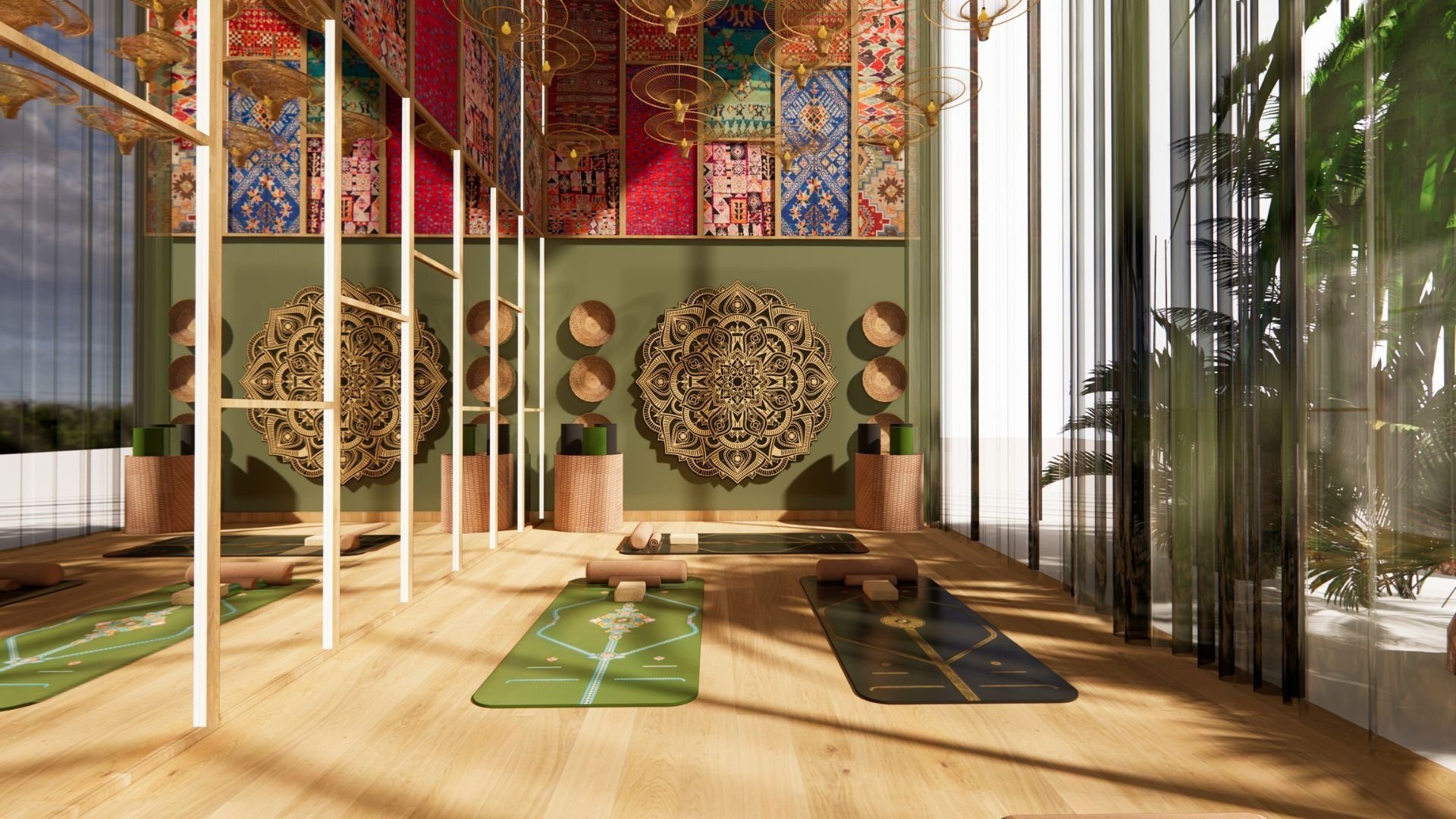 Silver Lagoon Limited yoga studio design concept