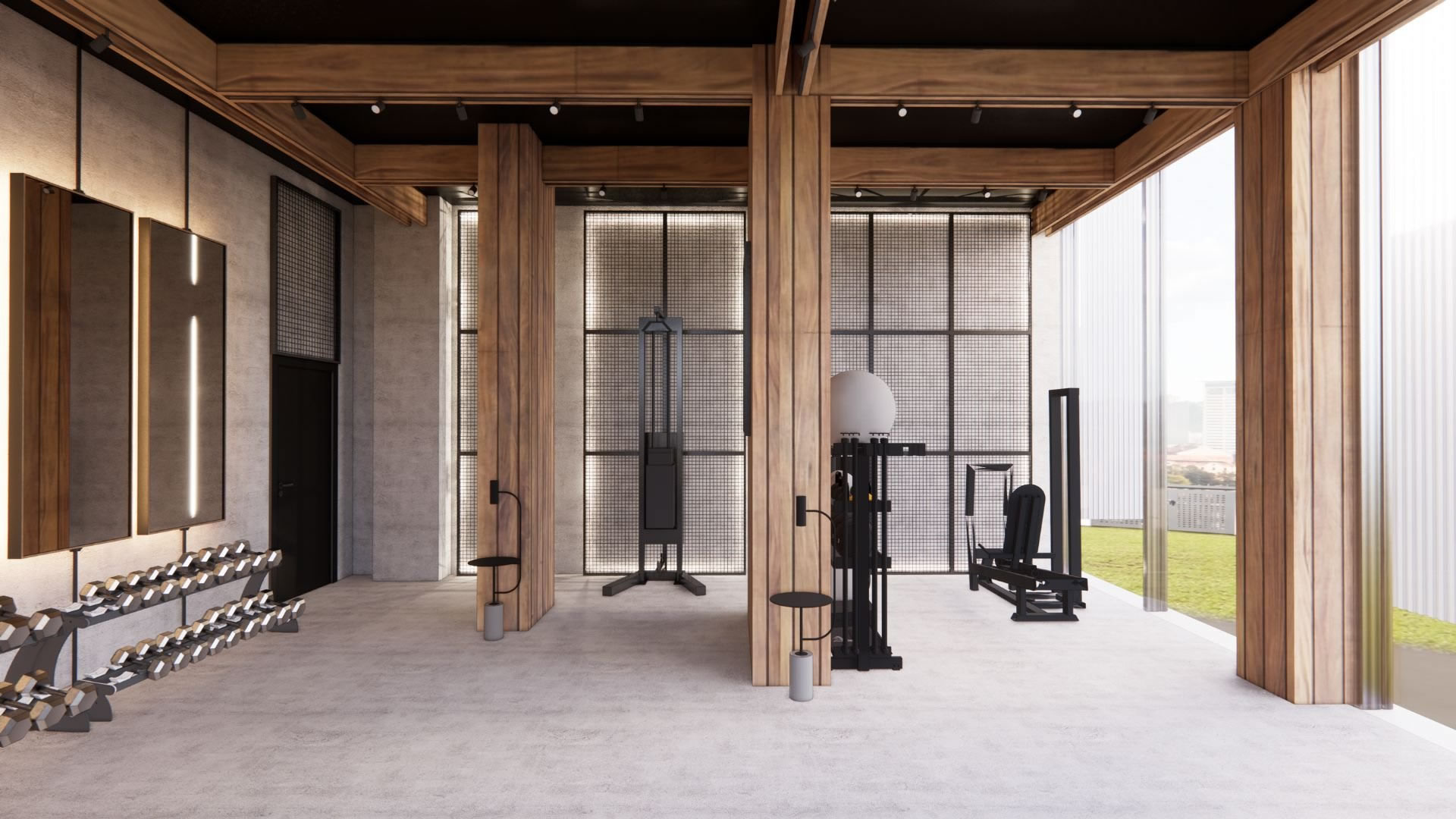 Silver Lagoon Limited gym interior design concept