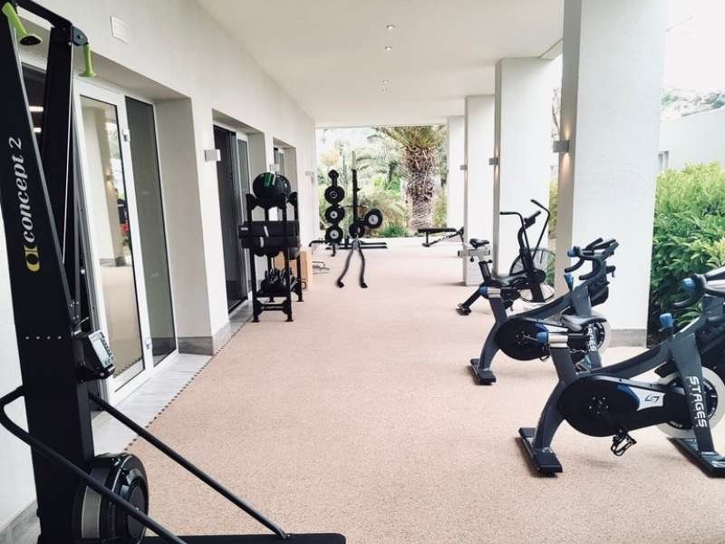 Ikos Aria Resort, outdoor gym, Greece